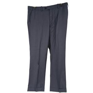 Aristo Eighteen Ari8to Plaid Stirling Wool Career Dress Pants New Blue 40 3773